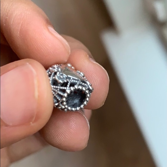 ❤️Pandora open work mommy flower heart charm - Picture 7 of 7